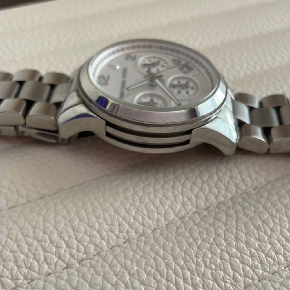 Michael Kors Silver Chronograph Watch